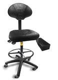 Eidos Model 102 HDT-Bench Master Workstation With Tool Box, Tall GS With 3.0" Heavy Duty Casters