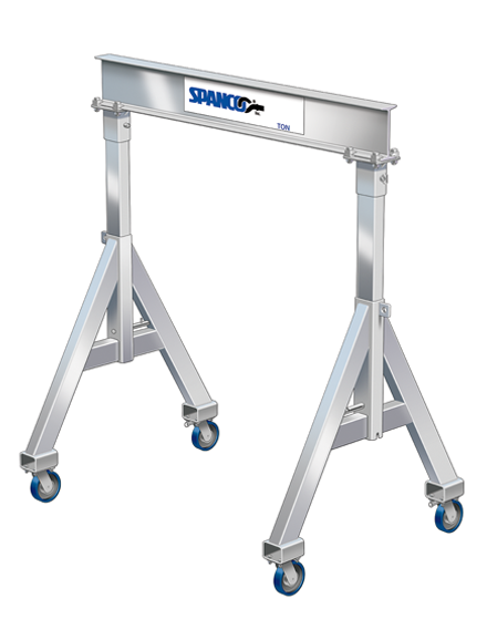 Spanco 0.5ALU0809 All Aluminum Adjustable Height 1/2 Ton Gantry